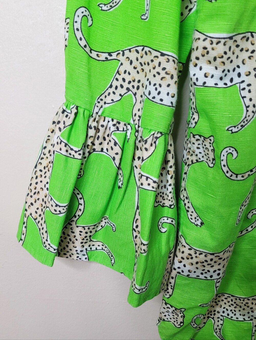 Tizzie Linen Cheetah Big Shirt Tunic NEW - Picture 5 of 9